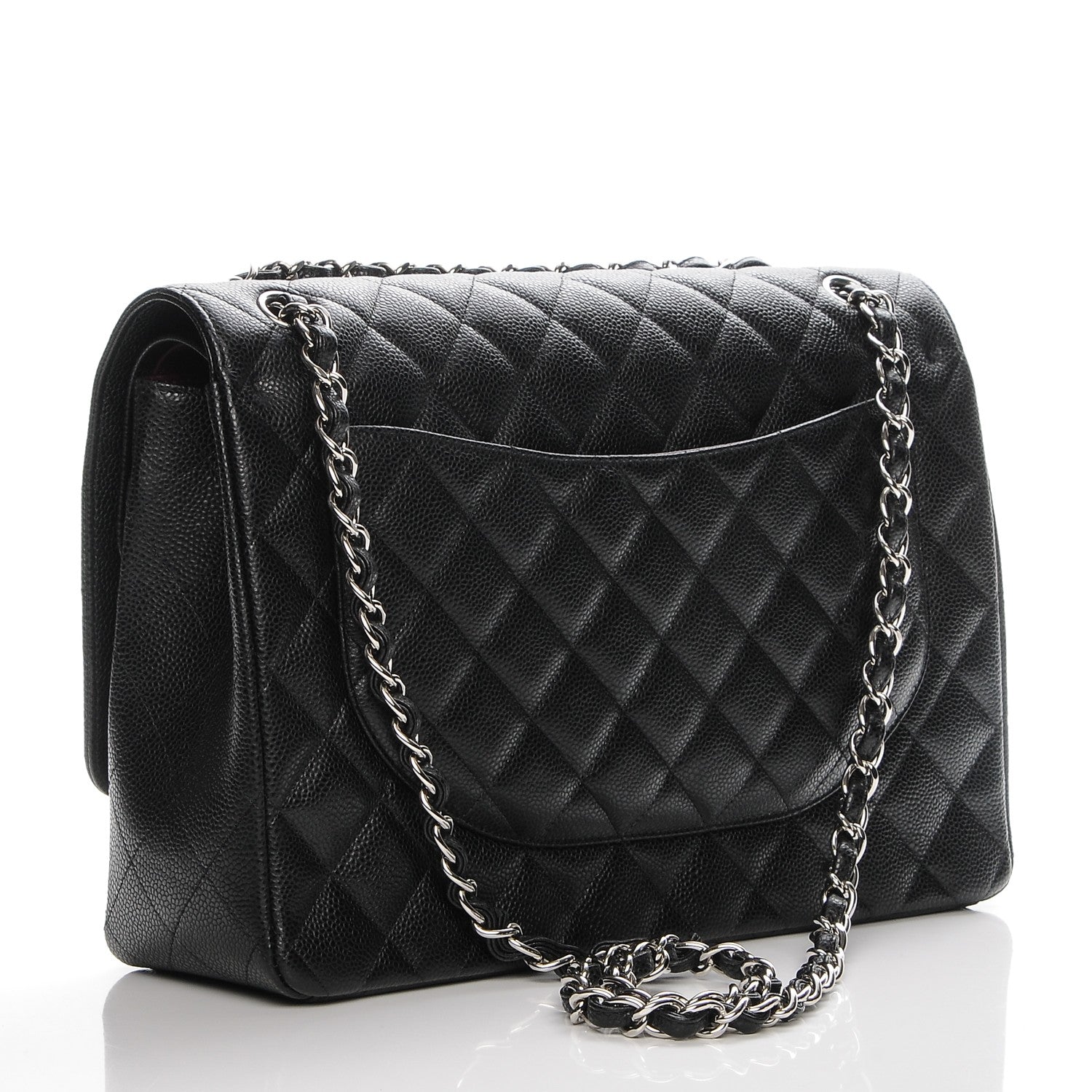 Chanel Caviar Quilted Maxi Double Flap Black 3 of 7