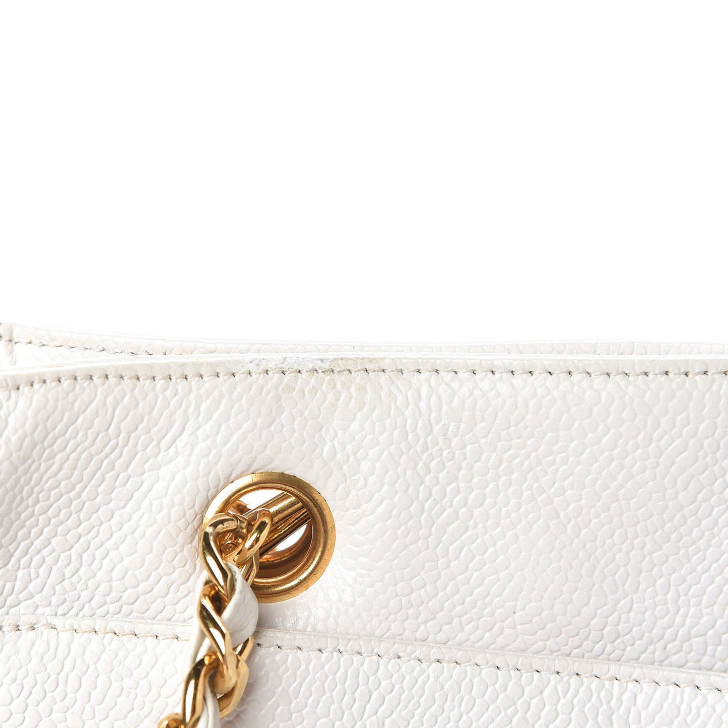 Caviar CC Timeless Tote White