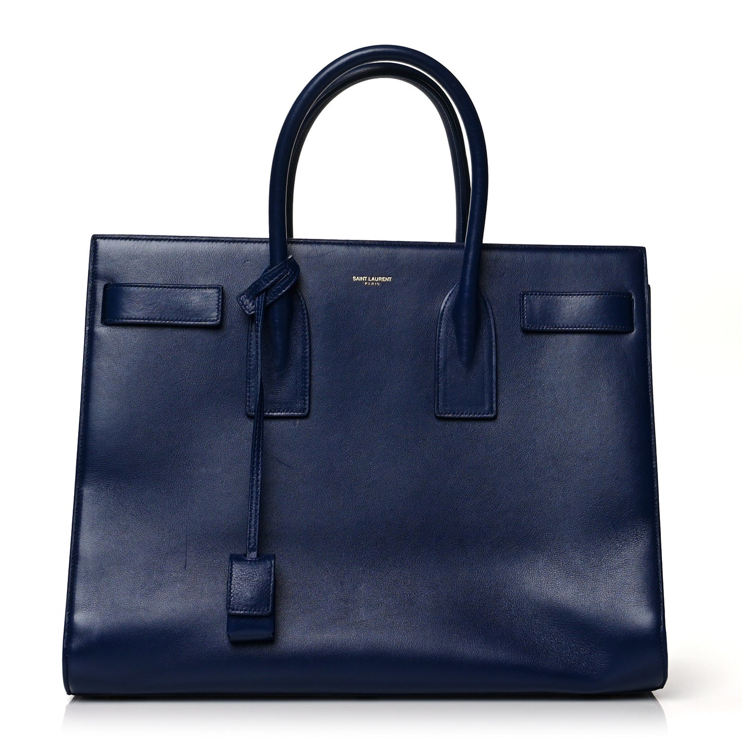 Calfskin Large Sac De Jour Carryall Navy