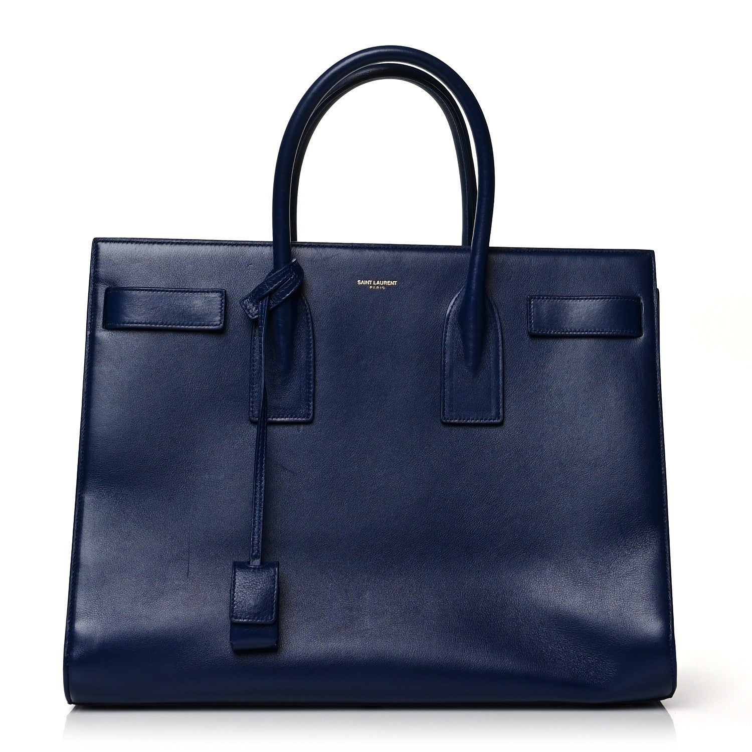 Saint Laurent Calfskin Large Sac De Jour Carryall Navy 1 of 12