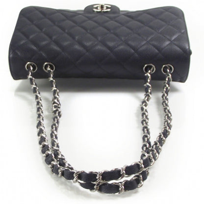 Chanel Caviar JUMBO Classic Flap Dark Navy Blue 5 of 10