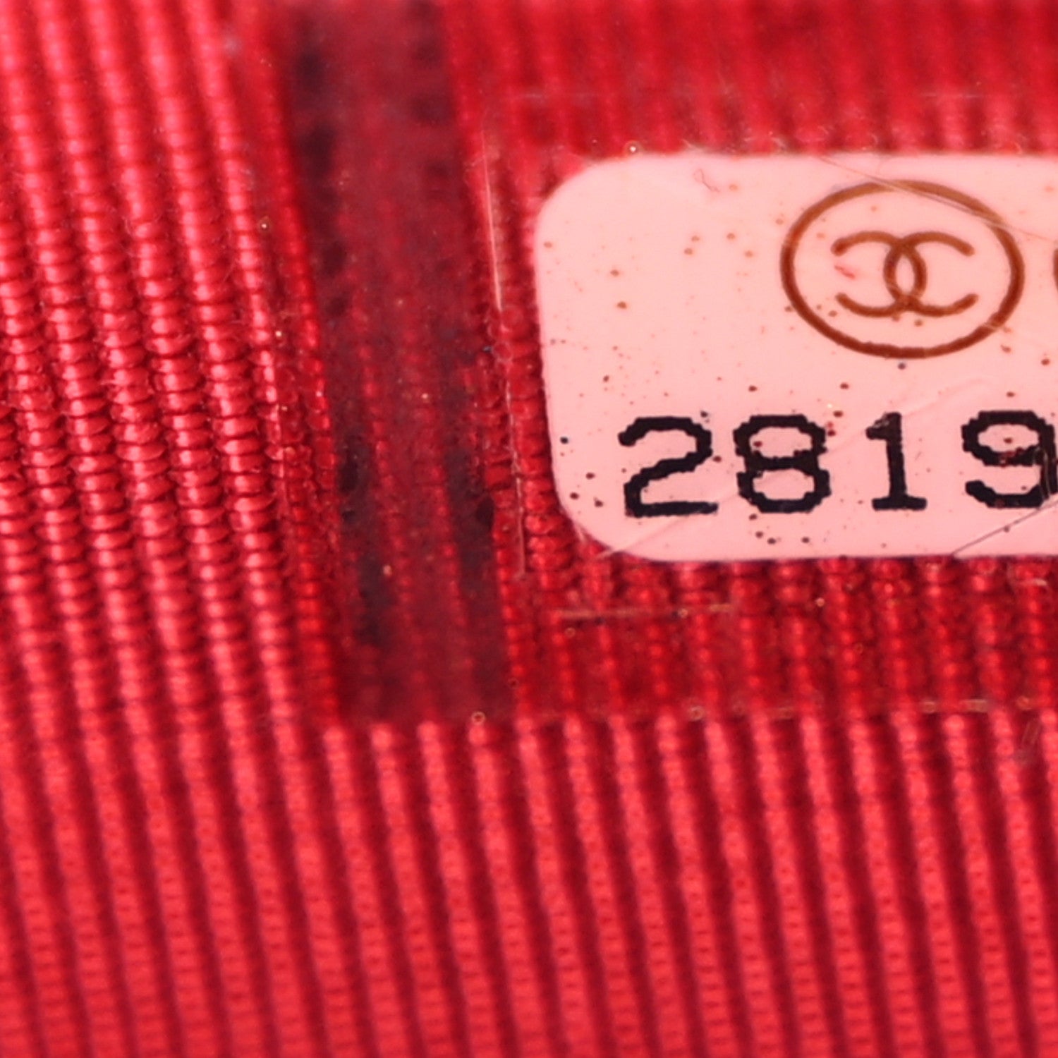 Chanel Aged Calfskin Quilted Reissue Flap Card Holder Wallet Red 8 of 10