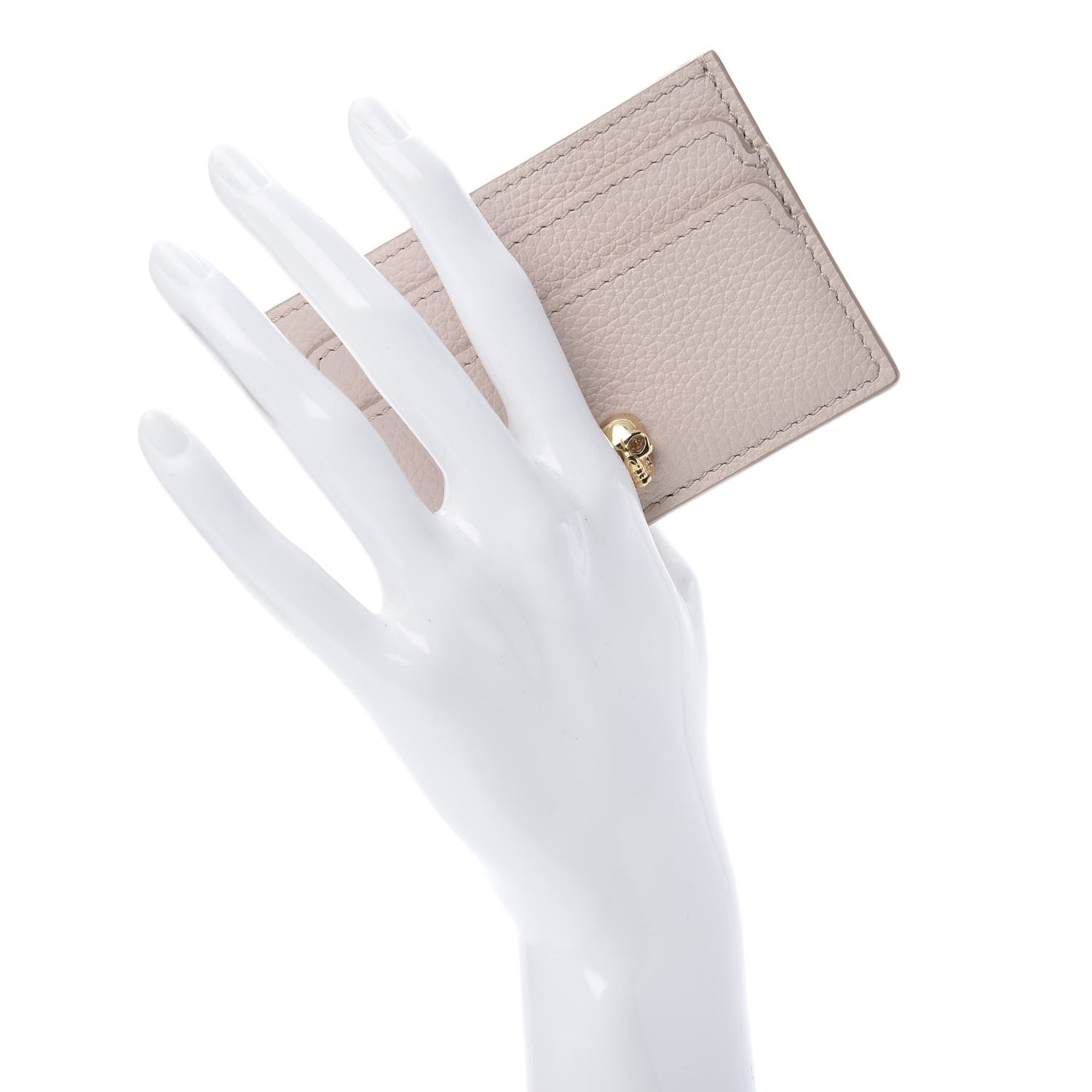 Alexander McQueen Calfskin Skull Card Holder Teint 2 of 8