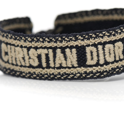 Christian Dior Woven Cotton J'Adior Friendship Bracelet Navy 4 of 4