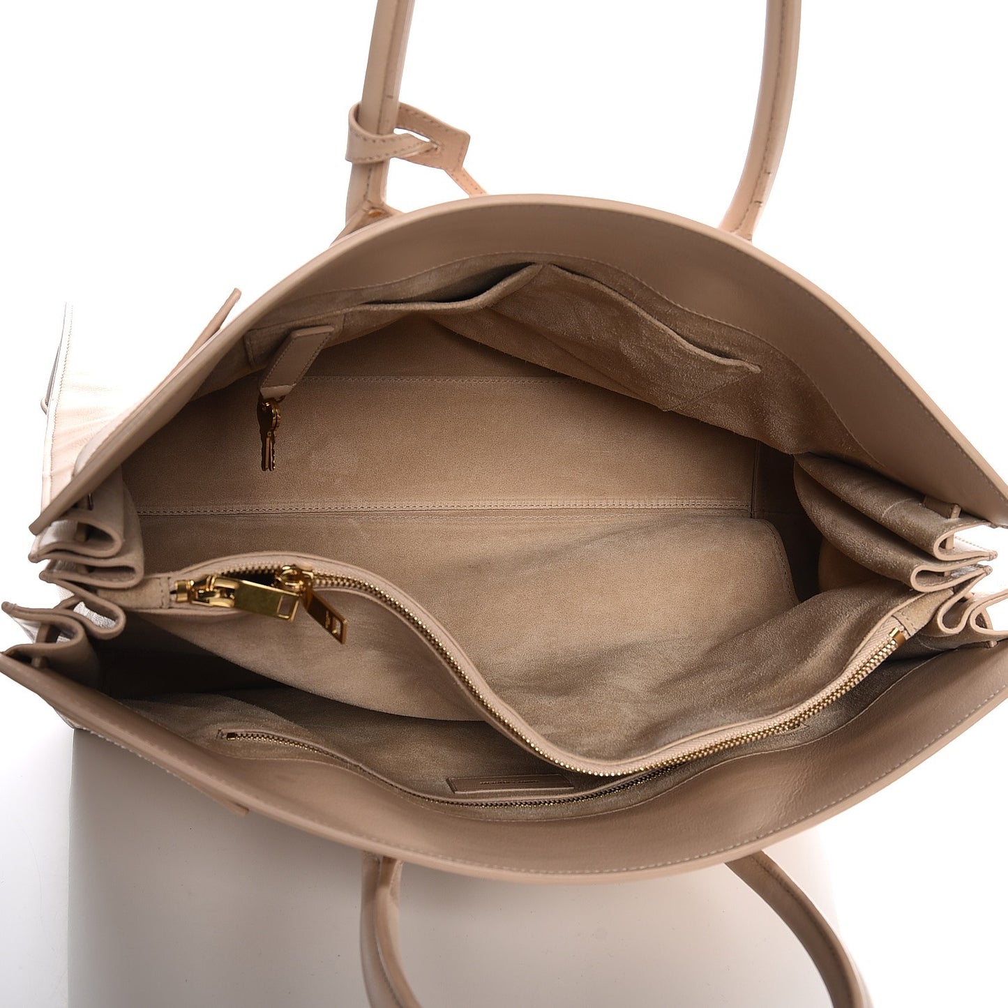 Calfskin Large Sac de Jour Carryall Beige