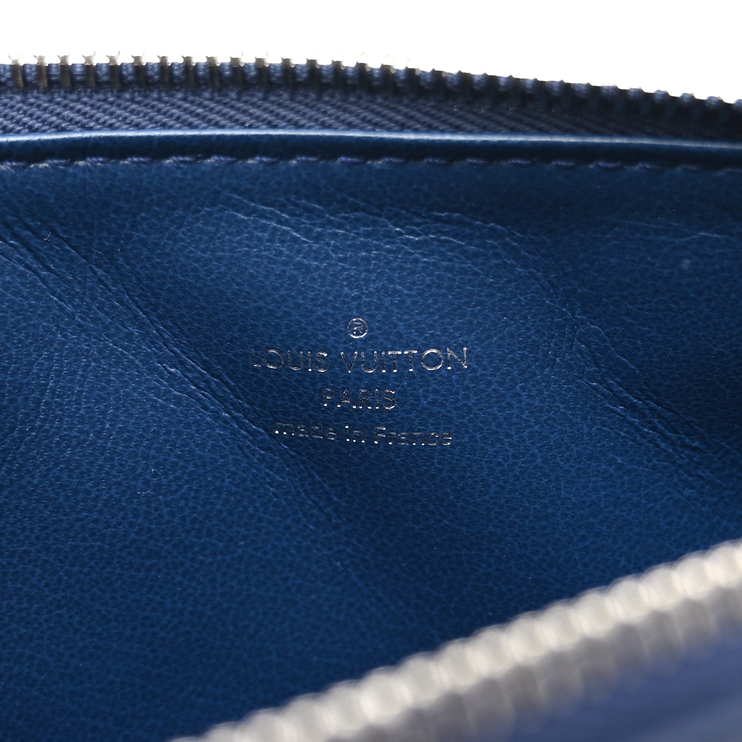 Louis Vuitton Lambskin Embossed Monogram Coussin PM Navy 7 of 10