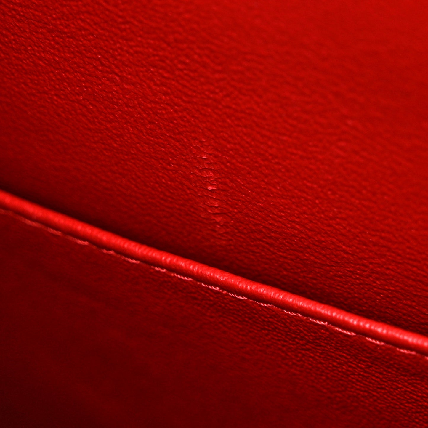 Caviar Quilted Maxi Double Flap Red