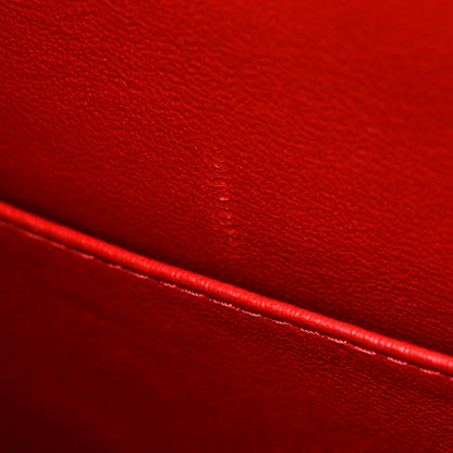 Chanel Caviar Quilted Maxi Double Flap Red 12 of 13