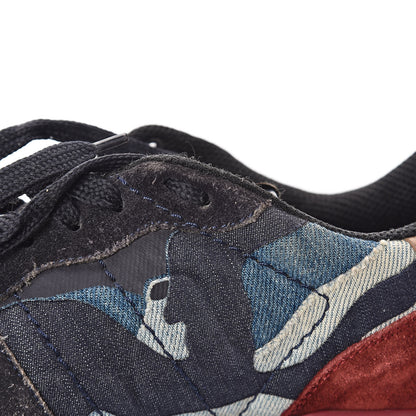 Valentino Garavani Denim Suede Camouflage Mens Rockrunner Sneakers 42 Multicolor 13 of 14