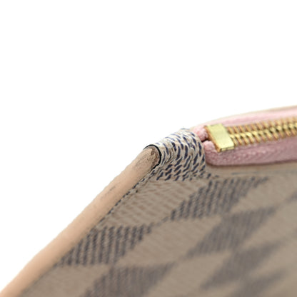 Louis Vuitton Damier Azur Neverfull MM GM Pochette Rose Ballerine 11 of 11