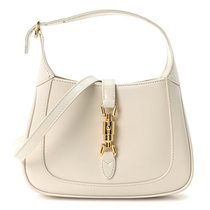 Gucci Boarded Dyana Lux Calfskin Mini Jackie 1961 Hobo Mystic White 1 of 10