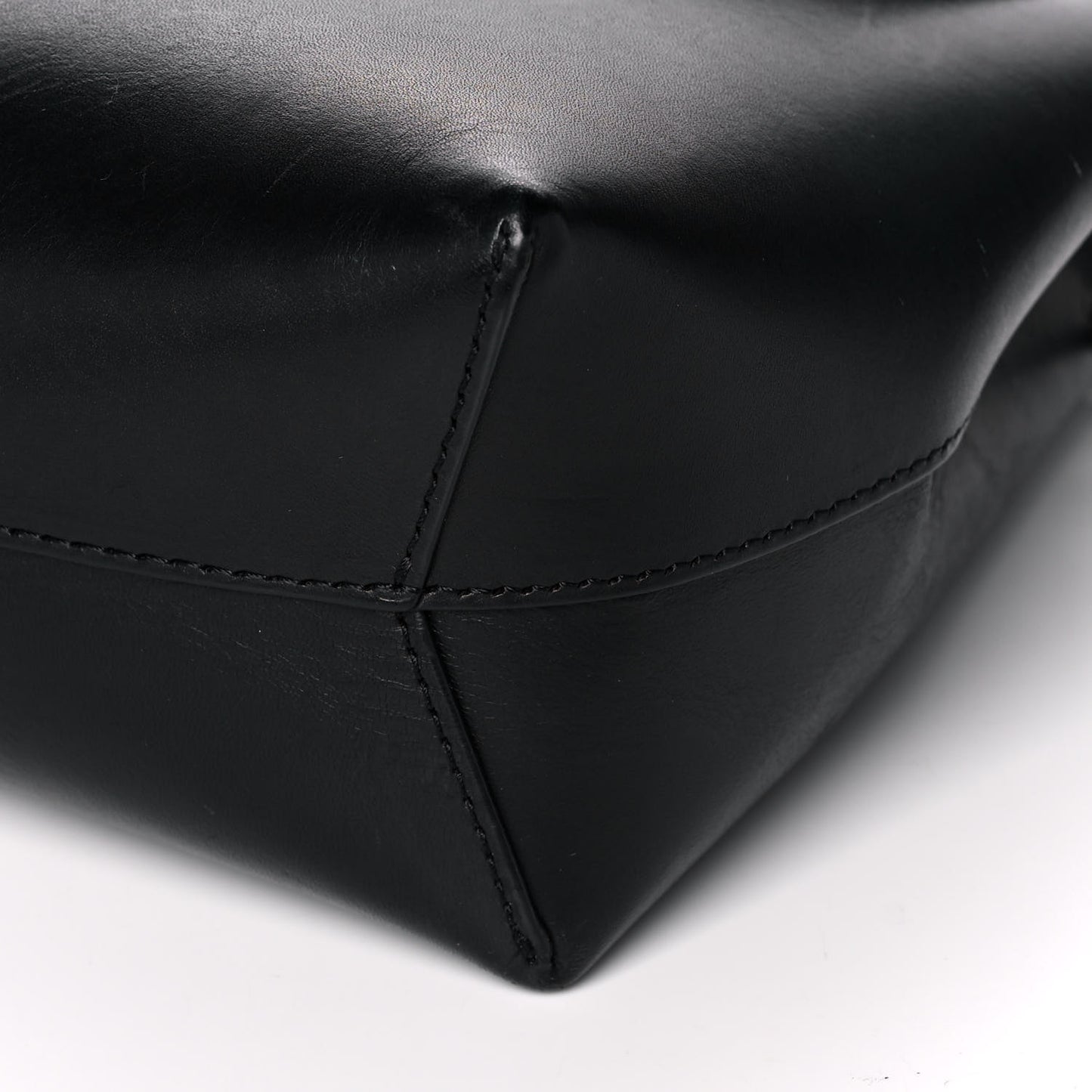 Calfskin Mini Lady Bag Black Flamma