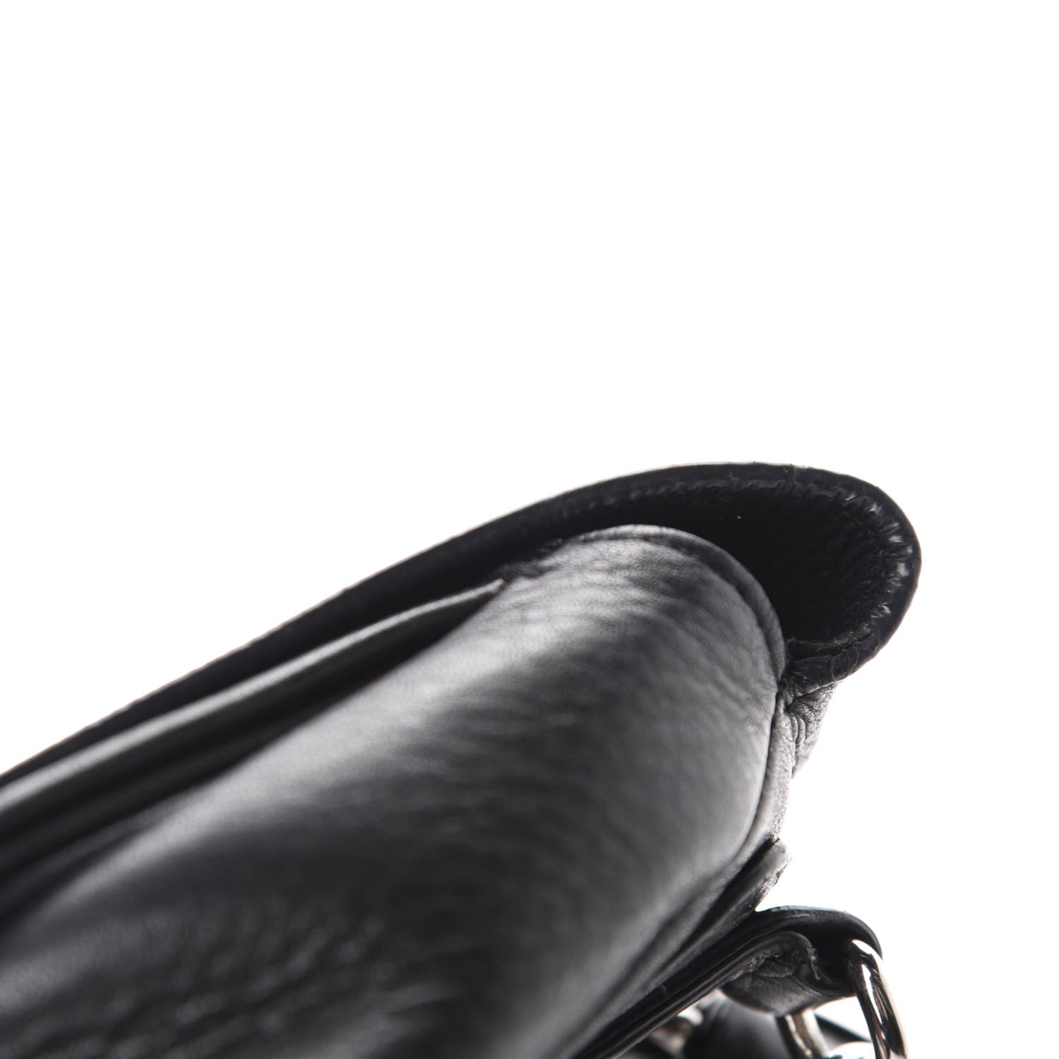 Givenchy Pebbled Calfskin Small Pandora Pure Flap Bag Black 9 of 16