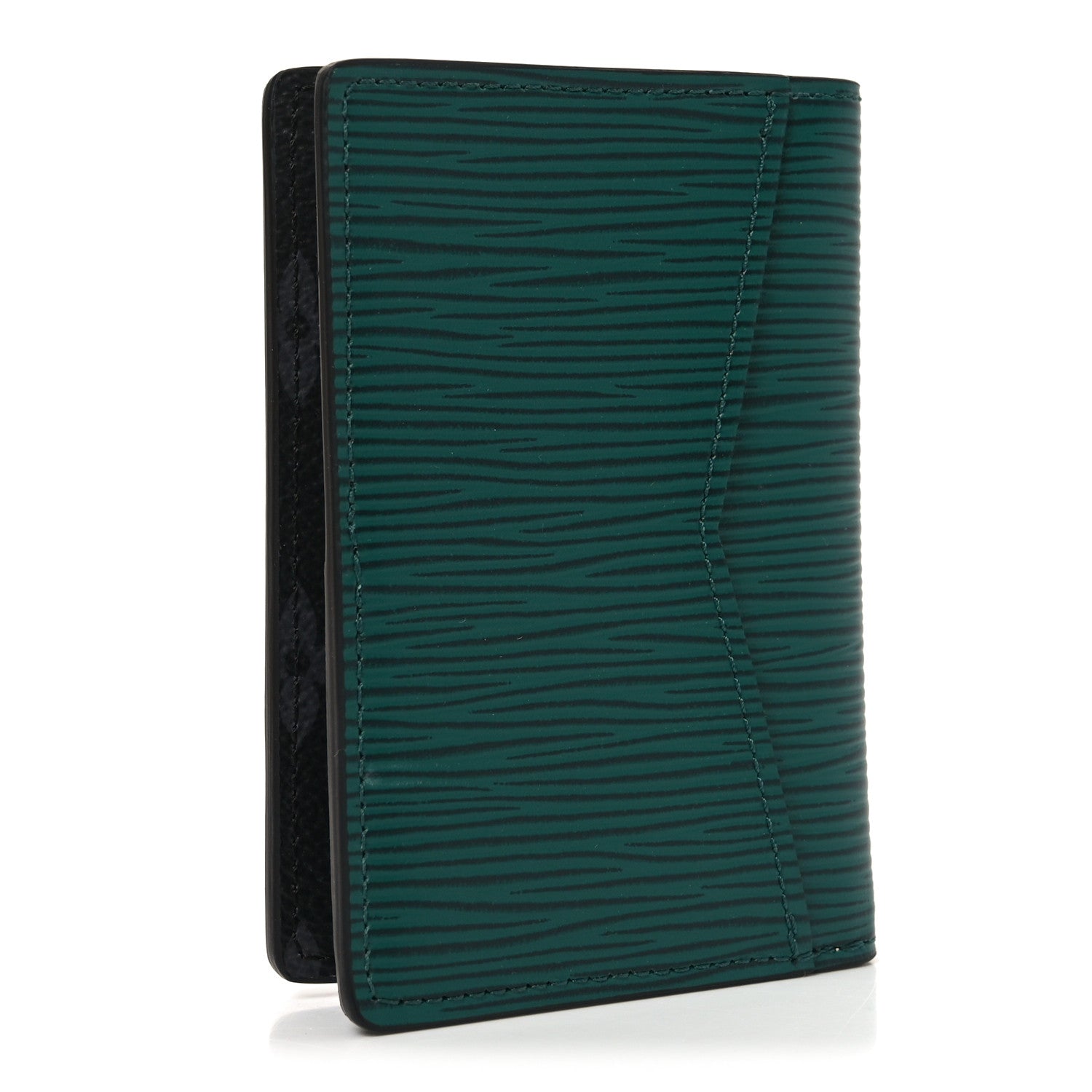 Louis Vuitton Epi Monogram Eclipse Pocket Organizer Deep Green 3 of 7