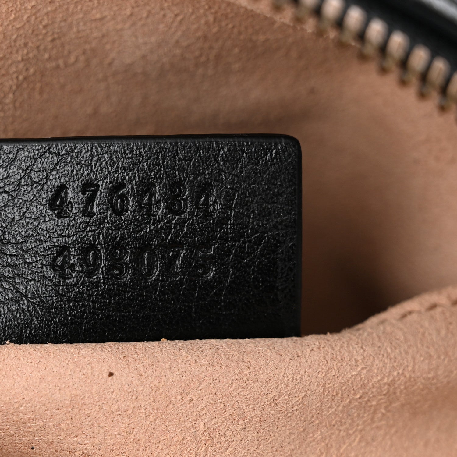 Gucci Calfskin Matelasse GG Marmont Belt Bag 85 34 Black 7 of 11