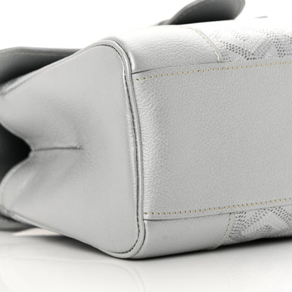 Goyard Goyardine Precious Metals Mini Saigon Silver 9 of 11