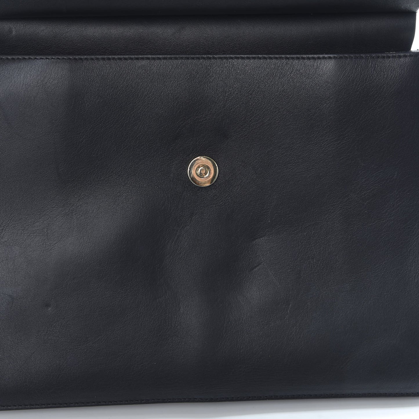 Suede Calfskin Medium Faye Shoulder Bag Black