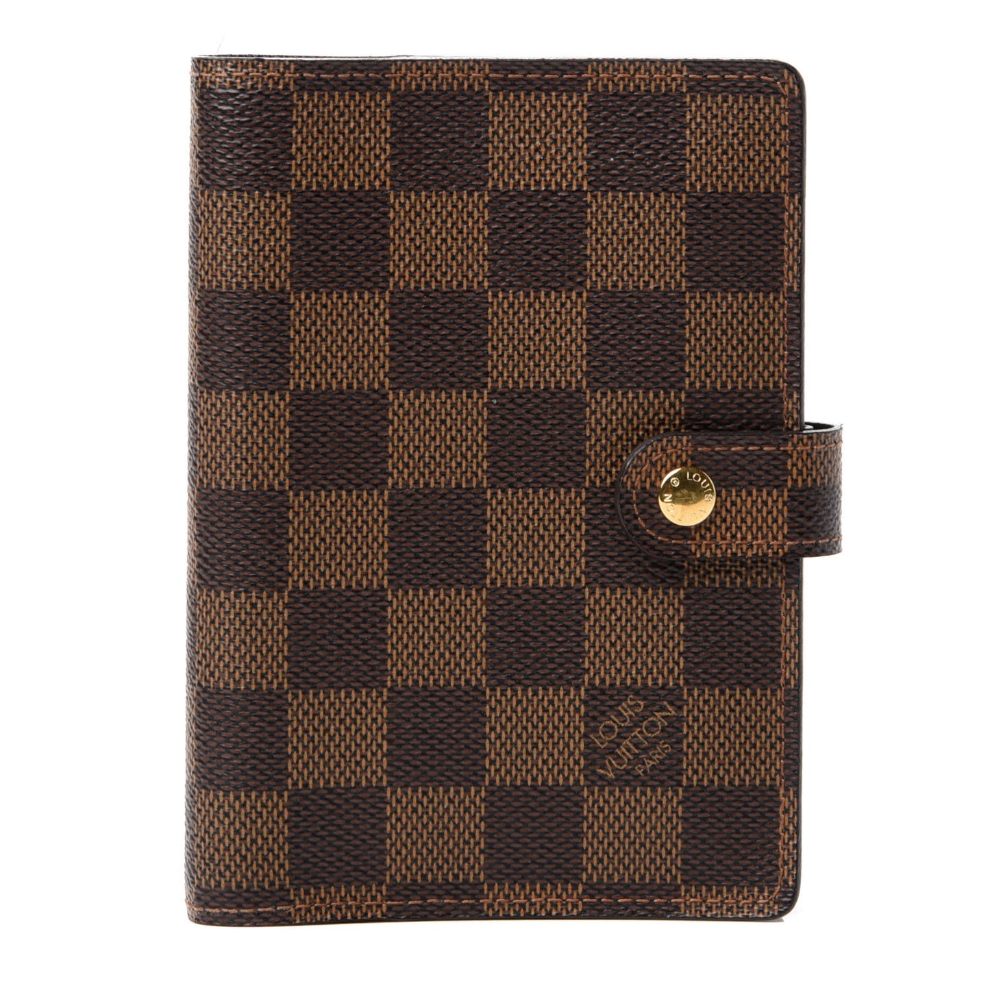 Damier Ebene Small Ring Agenda Cover