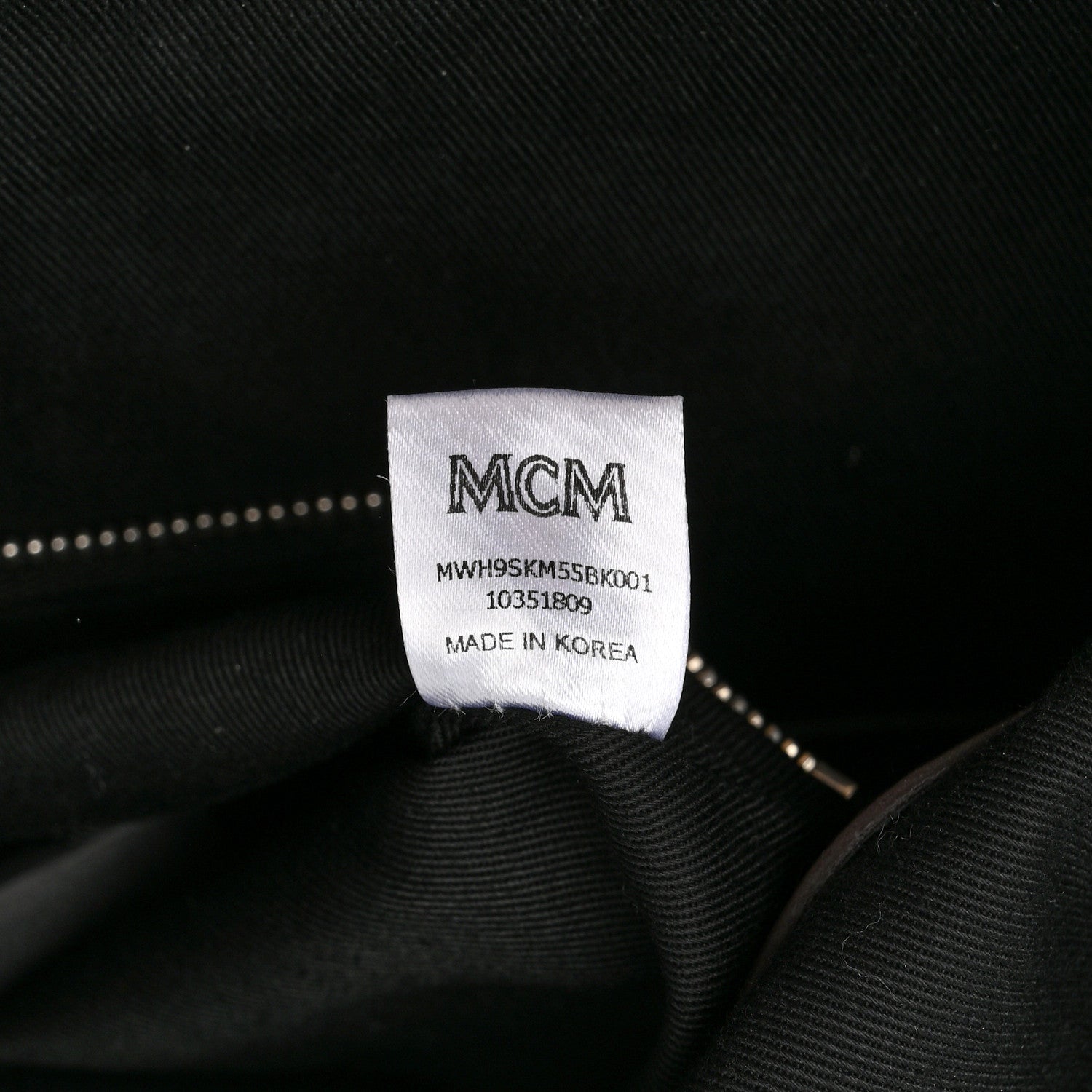 MCM Calfskin Ottomar Large Klara Hobo Black Black 7 of 12