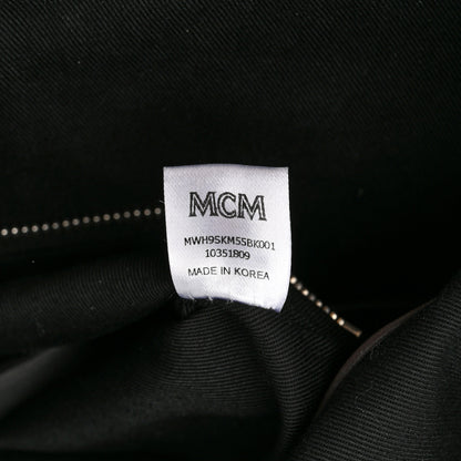 MCM Calfskin Ottomar Large Klara Hobo Black Black 7 of 12