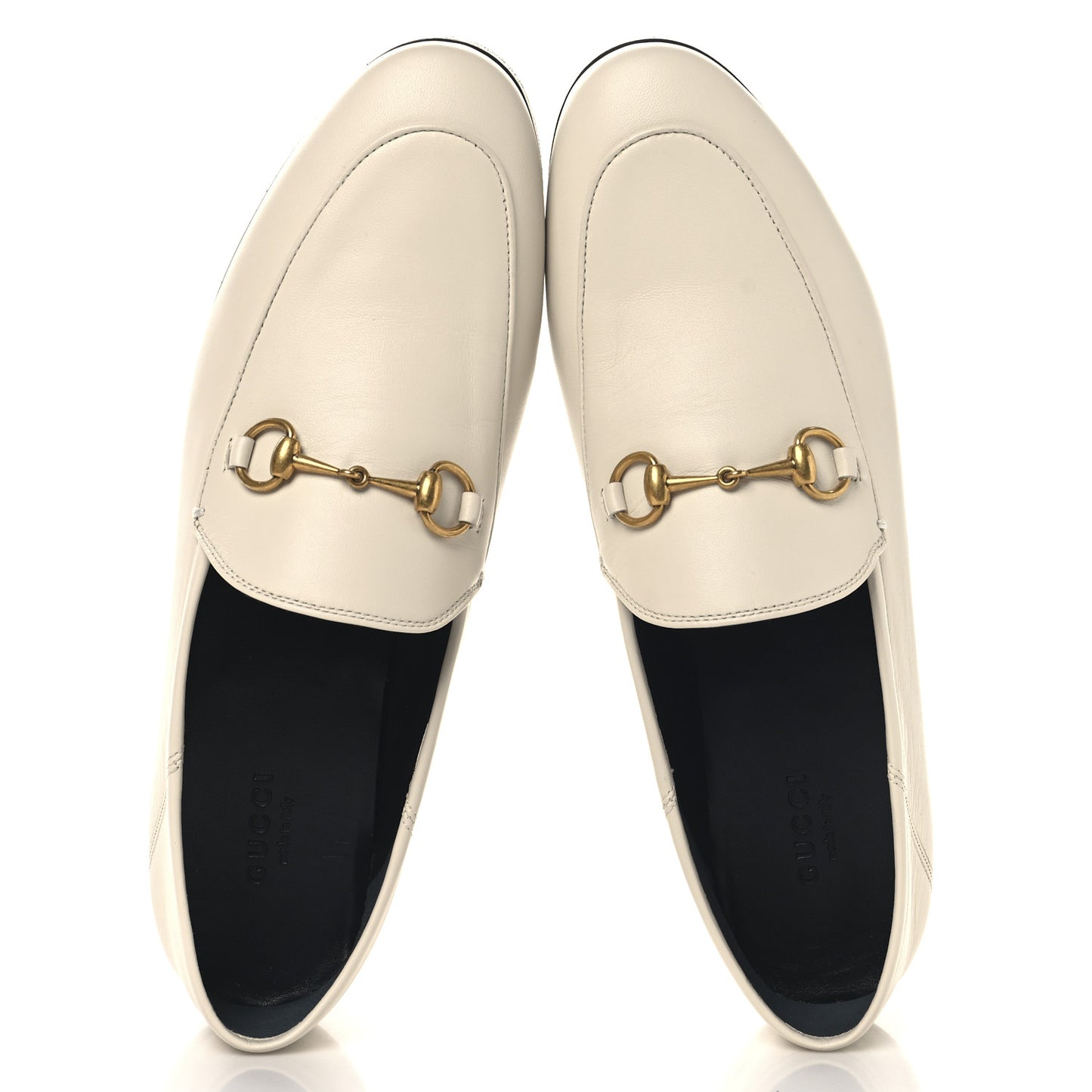 Malaga Kid Crystal Horsebit Womens Jordaan Loafers 39 Mystic White