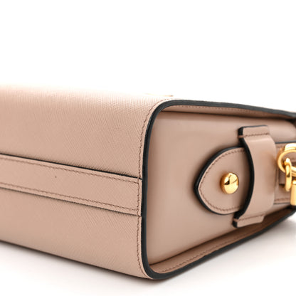 Prada Saffiano City Calfskin Esplanade Crossbody Bag Cipria 11 of 12