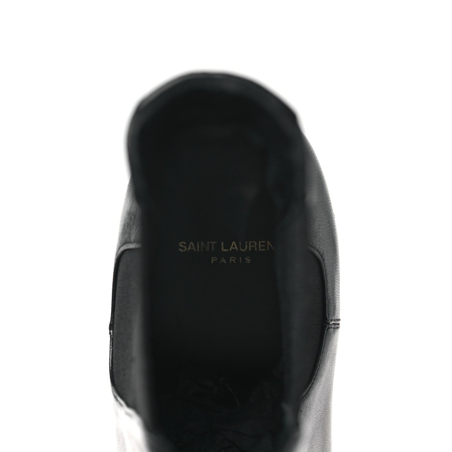 Saint Laurent Incrociato Muriel Vassili 60 Ankle Zip Boots 38 Black 7 of 8