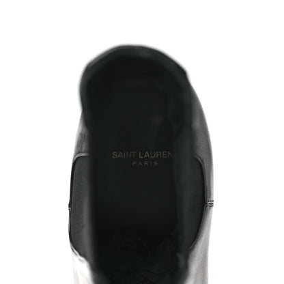Saint Laurent Incrociato Muriel Vassili 60 Ankle Zip Boots 38 Black 7 of 8