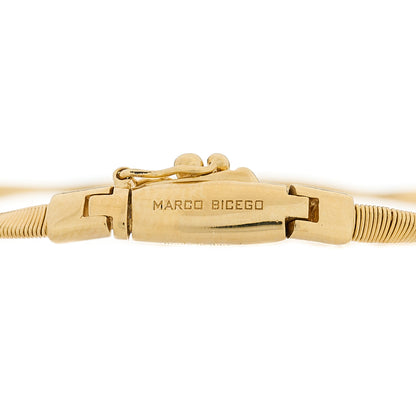 Marco Bicego 18K Yellow Gold Diamond Marrakech Twisted Coil Bracelet 3 of 5
