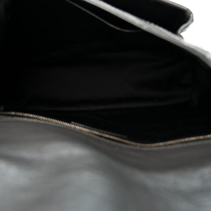 Saint Laurent Crinkled Calfskin Matelasse Monogram Medium Niki Chain Satchel Fog 5 of 10