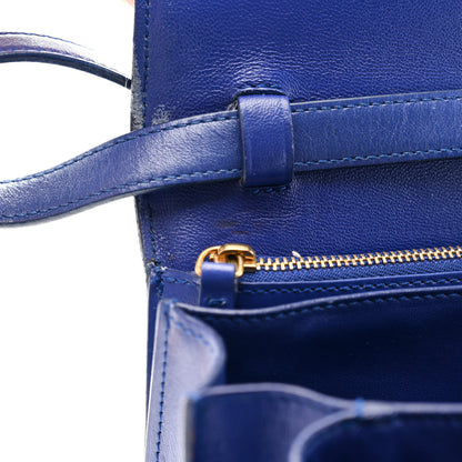 Celine Box Calfskin Medium Classic Box Flap Bag Indigo 11 of 16