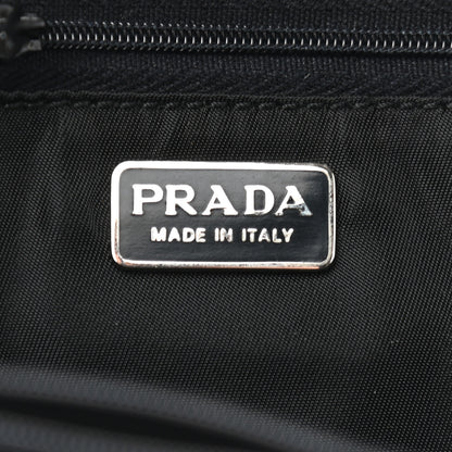 Prada Nylon Vela Cosmetic Pouch Black 6 of 6