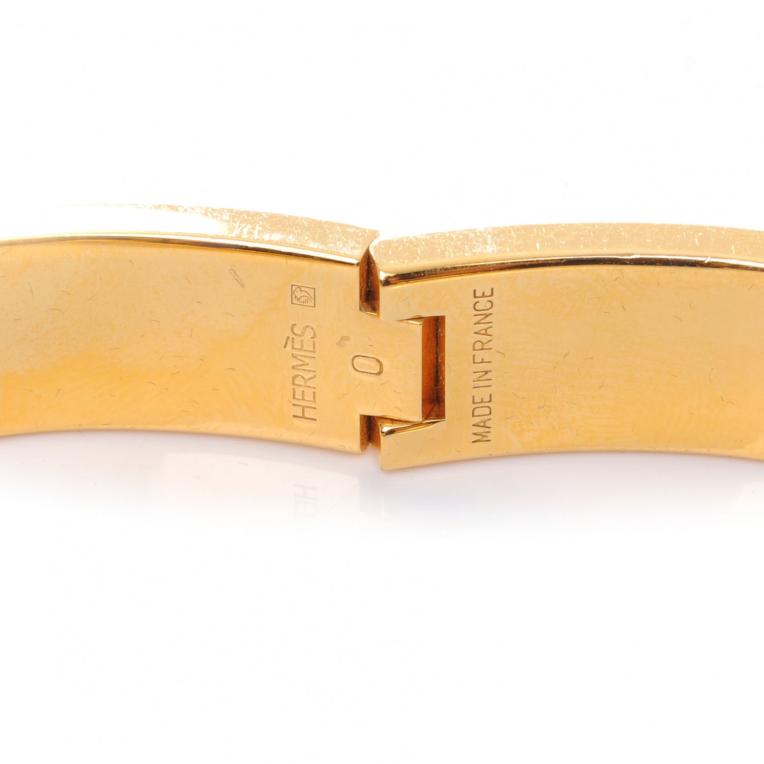Hermes Narrow Enamel Clic Clac H Bracelet PM Bourgogne 4 of 5
