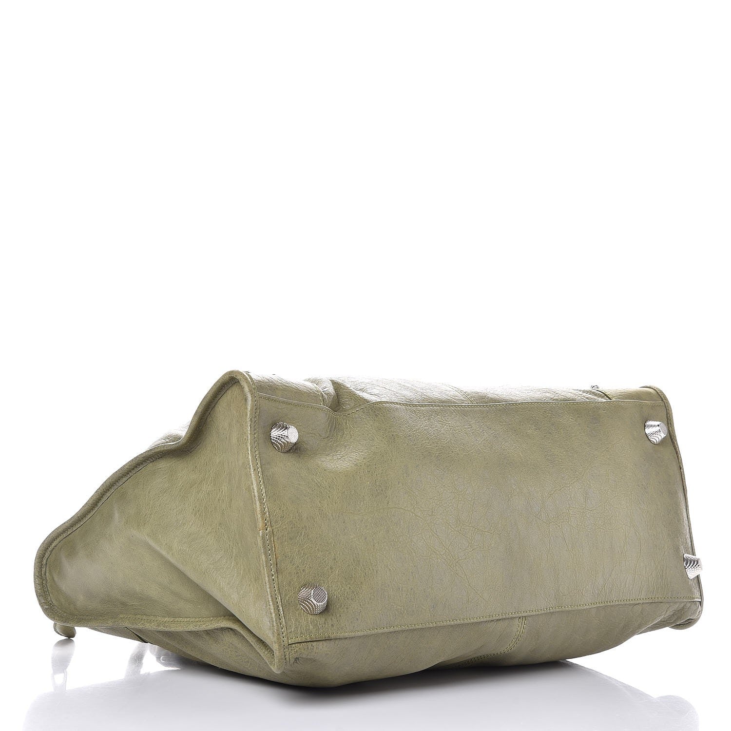 Balenciaga Agneau Giant 21 Silver Hardware Work Vert Militaire 4 of 7