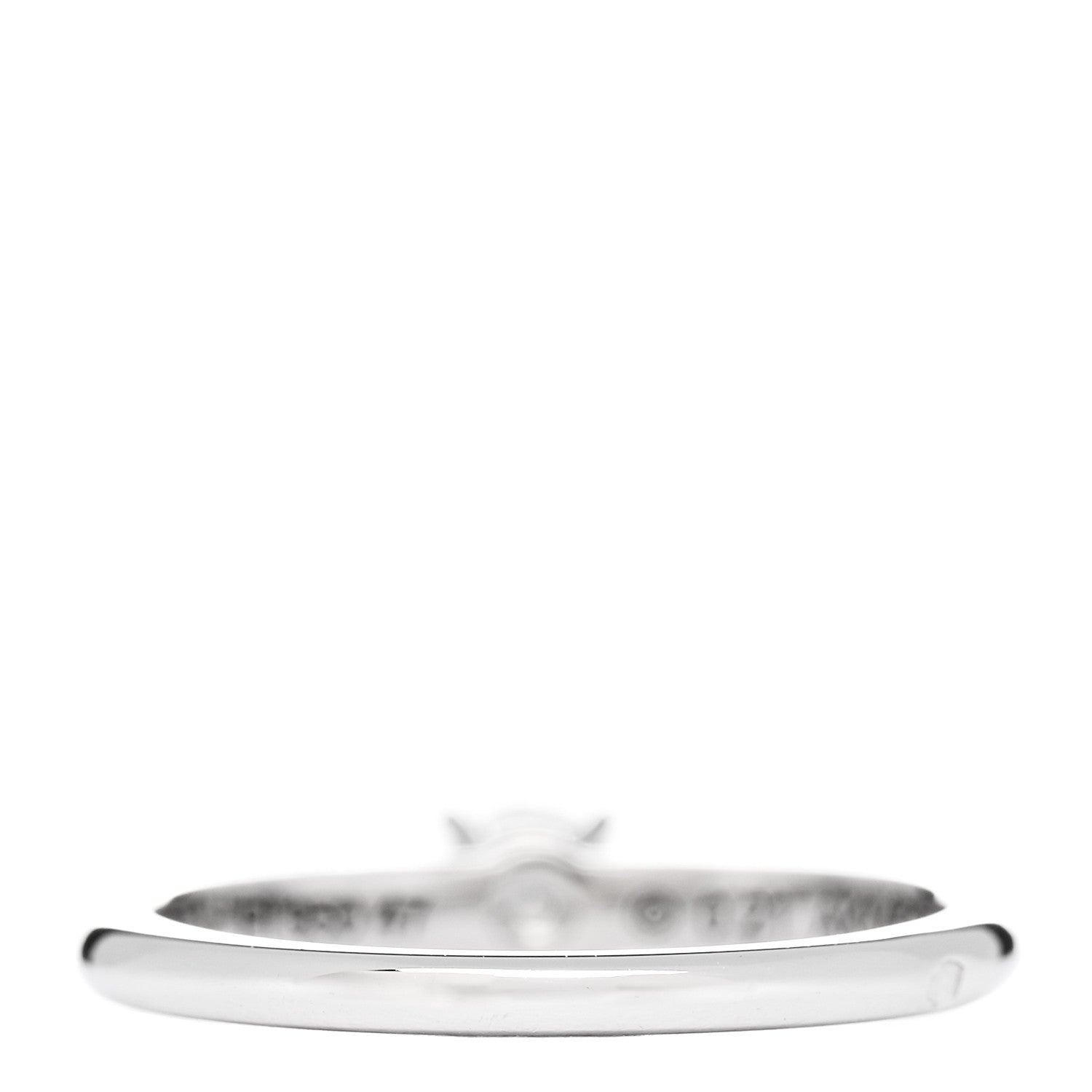 Cartier Platinum Diamond .21ct Solitaire 1895 Engagement Ring 47 4.25 4 of 7