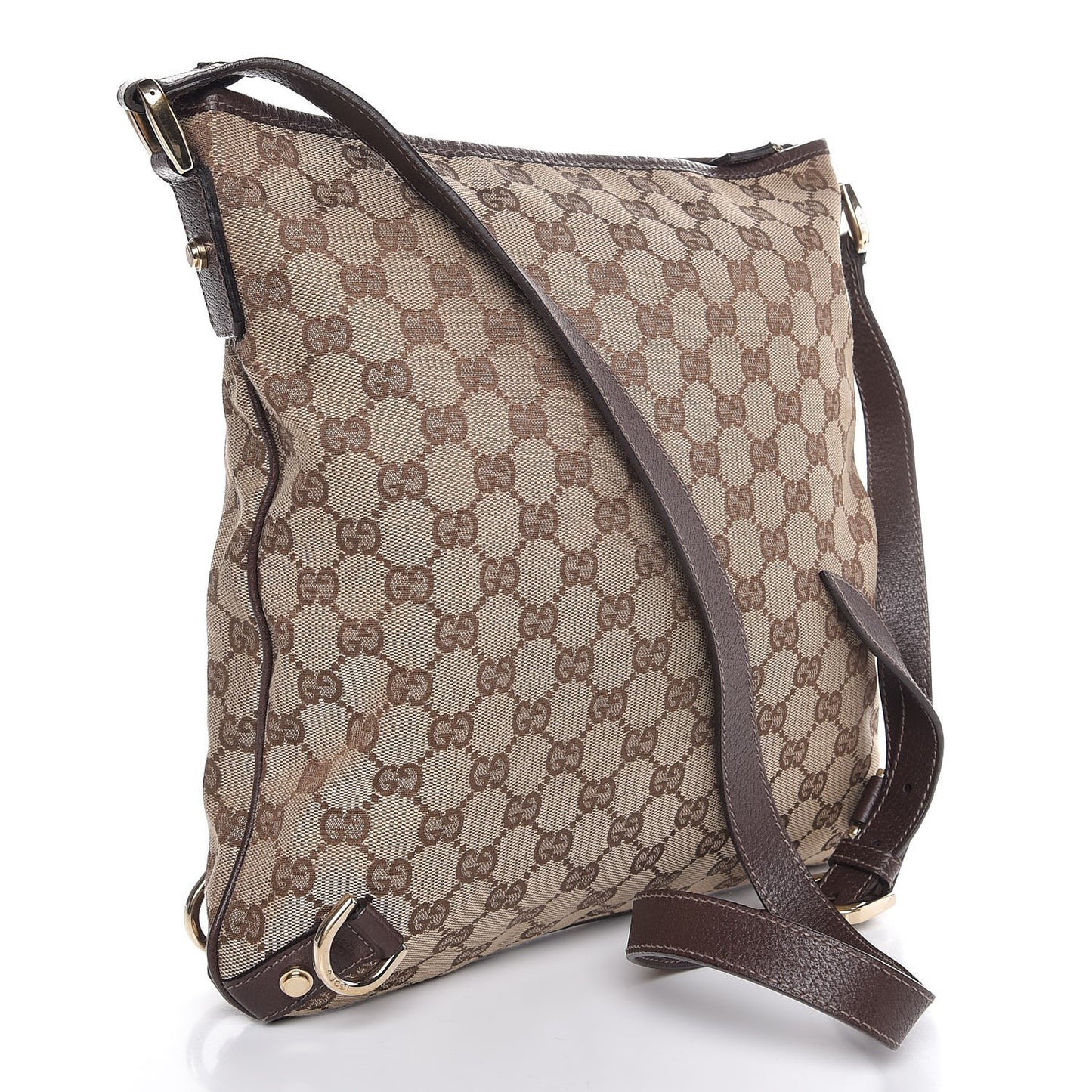 Monogram Abbey Messenger Bag Dark Brown