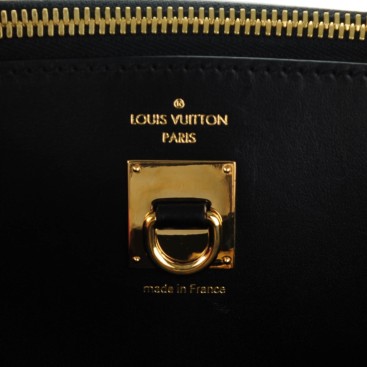 Louis Vuitton Calfskin City Steamer MM Black 6 of 8