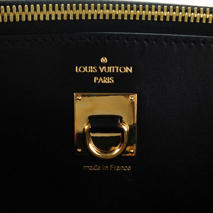 Louis Vuitton Calfskin City Steamer MM Black 6 of 8