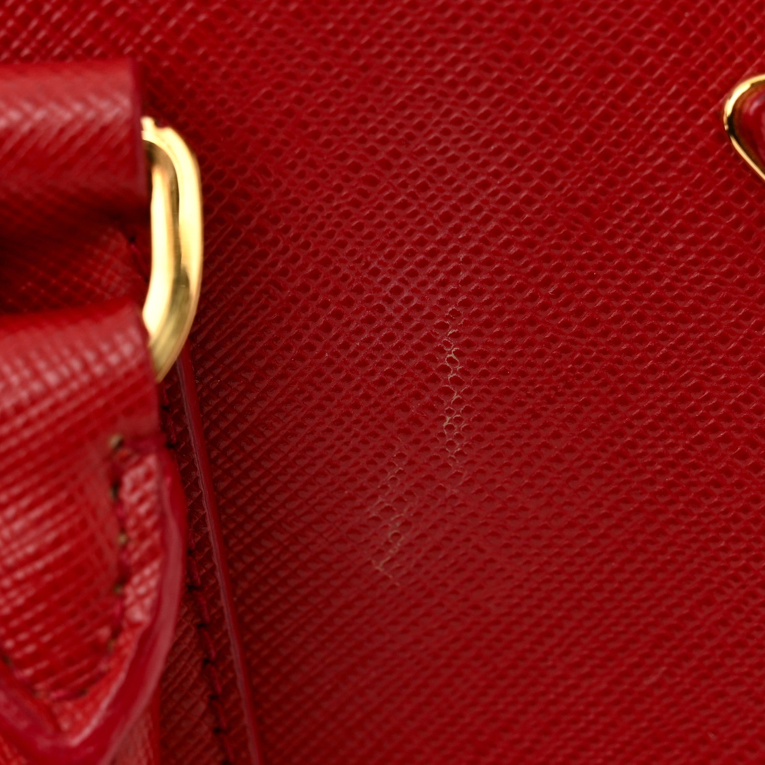 Prada Saffiano Lux Large Tote Fuoco 15 of 18