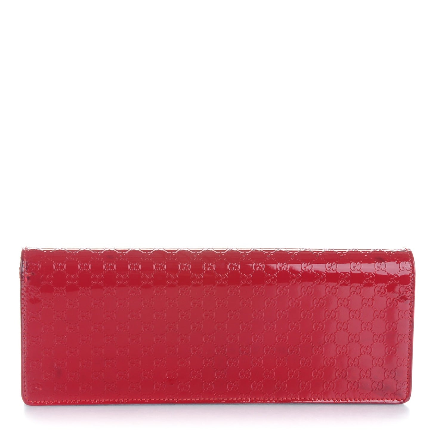 Patent Microguccissima Small Broadway Clutch Rose Bed
