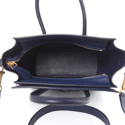 Celine Smooth Calfskin Nano Luggage Ink 5 of 11