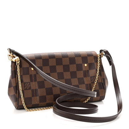 Louis Vuitton Damier Ebene Favorite PM 3 of 9