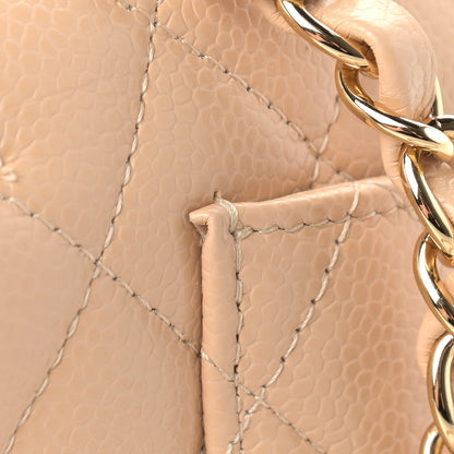 Chanel Caviar Quilted Small Double Flap Beige 10 of 10