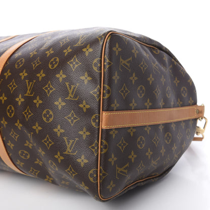 Louis Vuitton Monogram Keepall Bandouliere 55 10 of 14