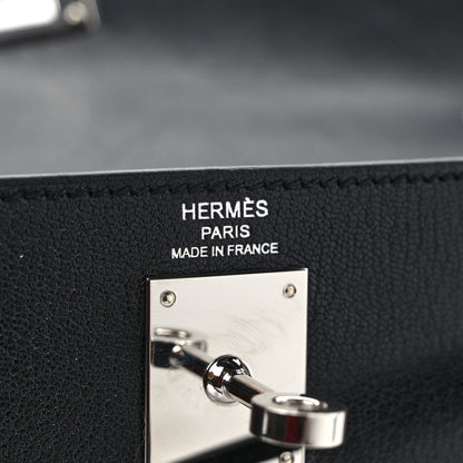 Hermes Chevre Chamkila Kelly Elan Black 6 of 9