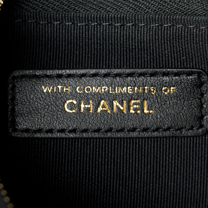 Chanel Velvet Crystal Quilted Chain Hobo Black 8 of 11