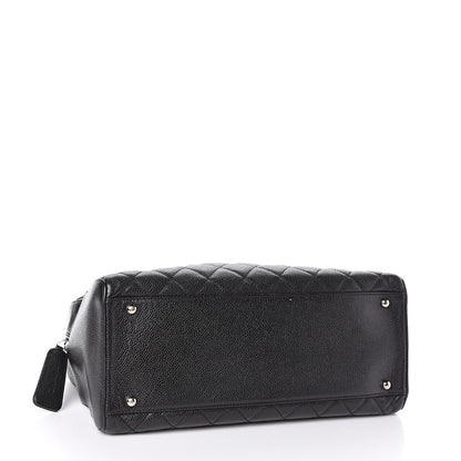 Chanel Caviar Quilted Bowler Black 4 of 12