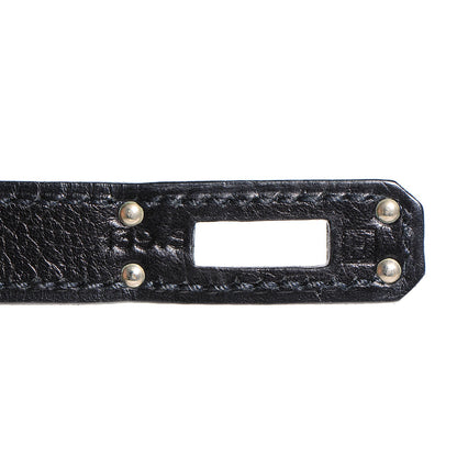 Hermes Chevre Mysore Kelly Pochette Clutch Black 13 of 21