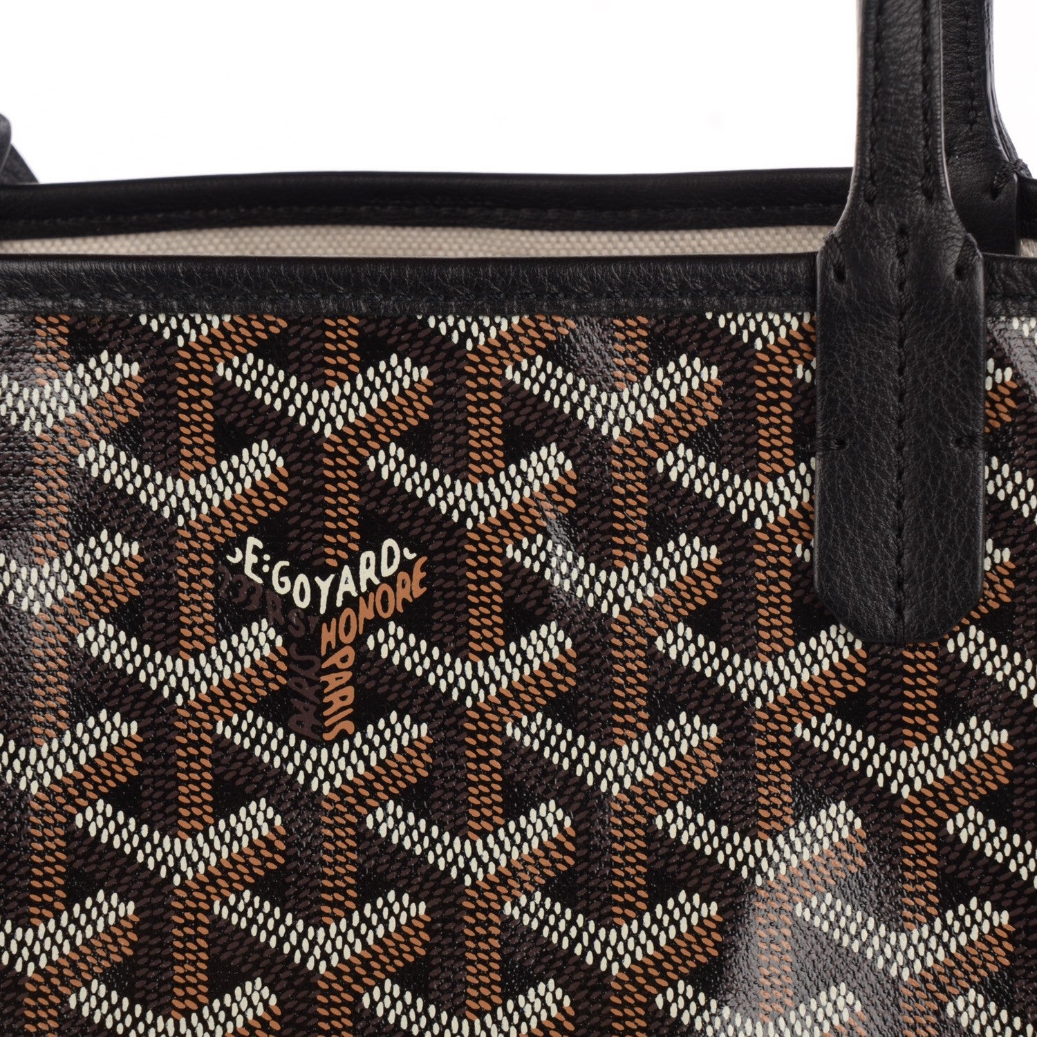 Goyard Goyardine Saint Louis PM Black 8 of 10