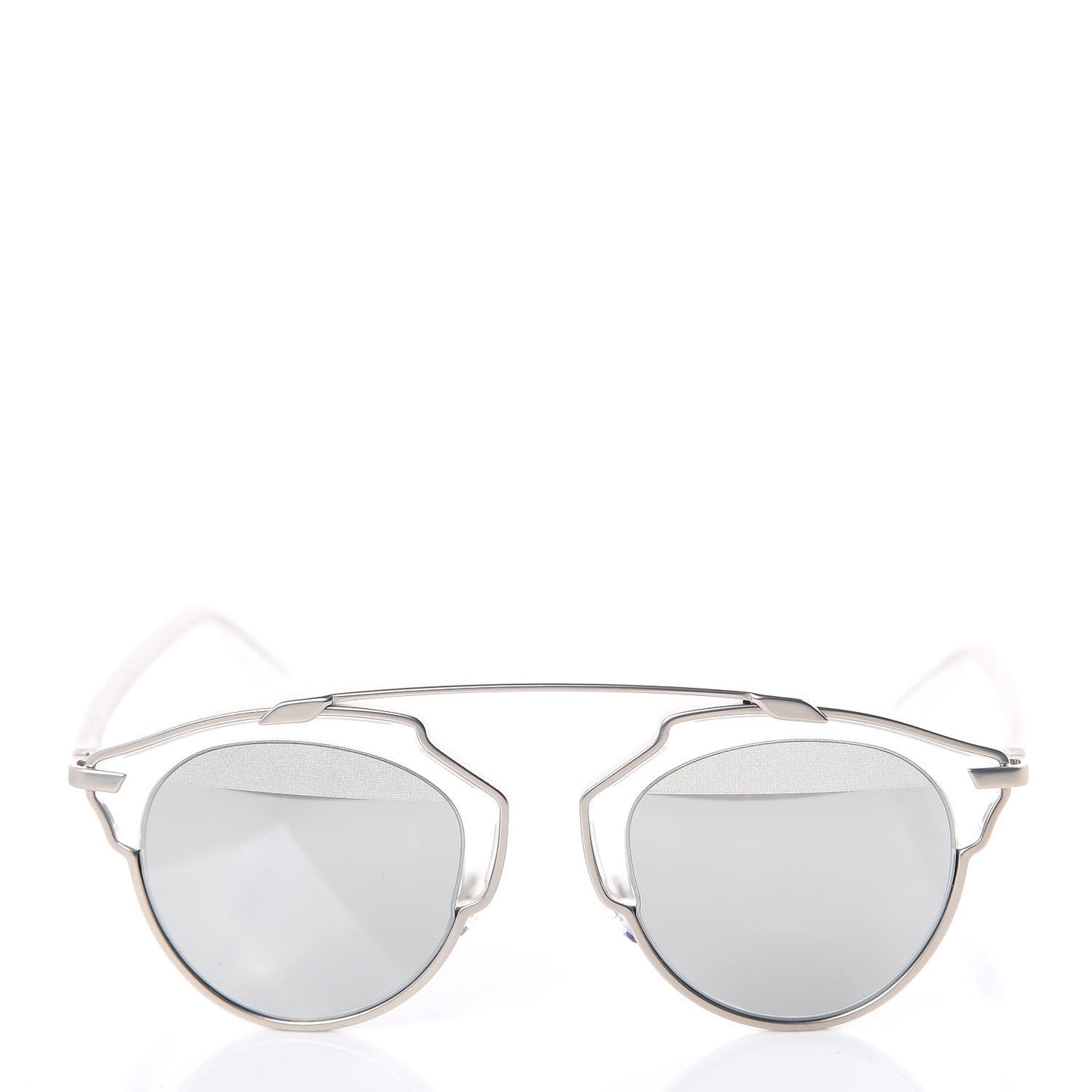 Mirrored So Real Sunglasses Matte Silver